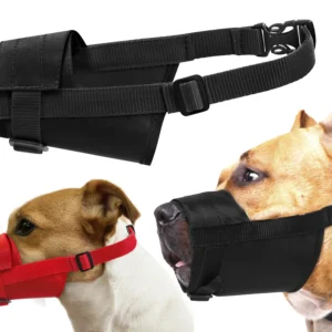 Dog Muzzle - Adjustable Nylon